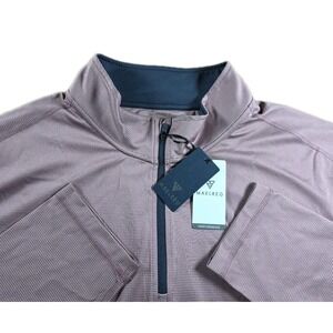NEW Maelreg Performance Polo Shirt STRIPED Mens 3XL Golf Stretch UPF WICKING NWT